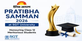 Dainik Jagran Pratibha Samman 2026 at SGT University Honouring Class 12 Meritorious Students